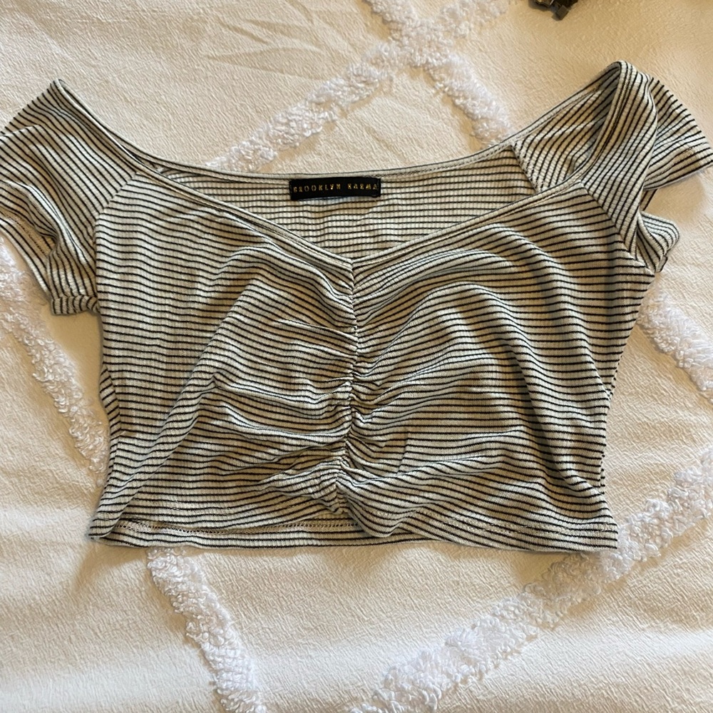 Striped Crop Top